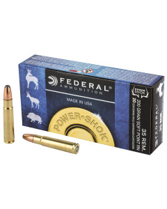 Federal PowerShok, 35REM, 200 Grain, Soft Point, 20 Round Box 35A