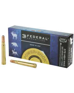 Federal PowerShok, 375H&H, 300 Grain, Soft Point, 20 Round Box 375B
