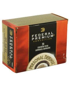 Federal Hydra-Shok, 40S&W, 165 Grain, Hollow Point, 20 Round Box P40HS3