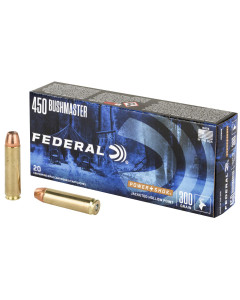Federal PowerShok, 450 BUSHMASTER, 300 Grain, 20 Round Box 450BMB