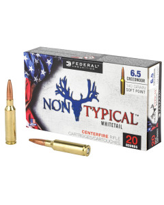 Federal Non Typical, 6.5 CREEDMOOR, 140Gr, Soft Point, 20 Round Box 65CDT1