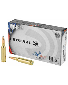 Federal Premium, Non-Typical, 7MM-08, 150Gr, Soft Point, 20 Round Box 708DT1