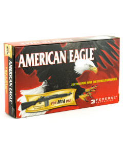 Federal American Eagle, 762x51 NATO, 168 Grain, Open Tip Match, 20 Round Box A76251M1A