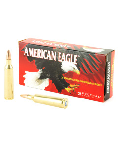 Federal American Eagle, 22-250, 50 Grain, Jacketed Hollow Point, 20 Round Box AE22250G