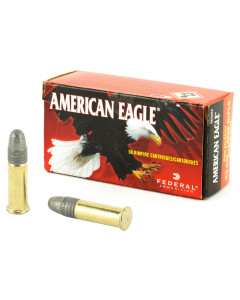 Federal American Eagle, 22LR, 40 Grain, Lead, 50 Round Box AE5022