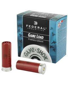 Federal Game Load, 12 Gauge, 2.75", #6, 3.25 Dram, 1oz, Shotshell, 25 Round Box H1216