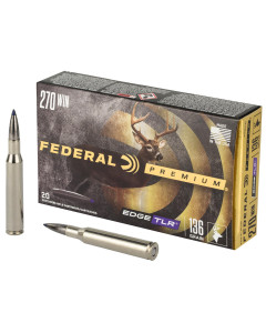 Federal Premium, Edge TLR, 270 Win, 136 Grain, 20 Round Box P270ETLR1