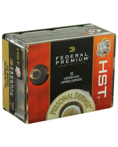 Federal Premium, 45ACP, 230 Grain, Jacketed Hollow Point, 20 Round Box P45HST2S
