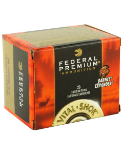 Federal Premium, 500 S&W, 275 Grain, Barnes Expander, Lead Free, 20 Round Box, California Certified Nonlead Ammunition P500XB1