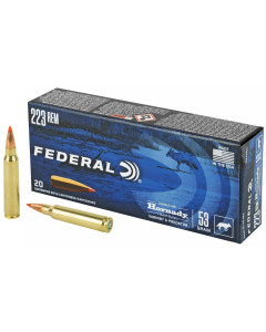 Federal Varmint and Predator, V-Max, 223 Remington, 53 Grain, 20 Round Box V223VM53