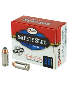 Glaser Blue, 40 S&W, 115 Grain, Pre-Fragmented, 20 Round Box GL03000/20