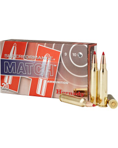 Hornady Superformance Match, 556NATO, 73 Grain, Boat tail Hollow Point, 20 Round Box 81268
