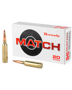 Hornady Match, 6mm Creedmoor, 108 Grain, ELD Match, 20 Round Box 81391