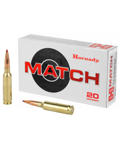 Hornady Match, 6.5 CREEDMOOR, 147 Grain, ELD Match, 20 Round Box 81501