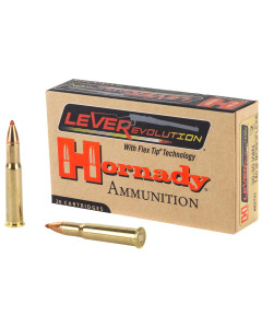 Hornady LeverEvolution, 30-30, 140 Grain, MonoFlex, Lead Free, 20 Round Box, California Certified Nonlead Ammunition 82731