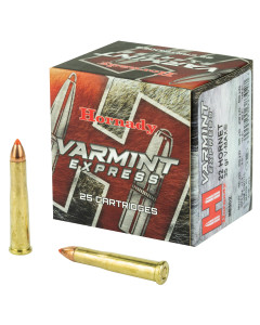 Hornady Varmint Express, 22 Hornet, 35 Grain, V-Max, 25 Round Box 8302