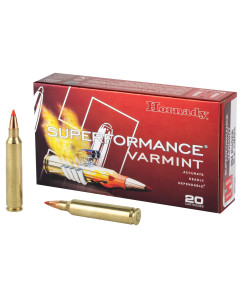 Hornady Superformance, 204 Ruger, 40 Grain, V-Max, 20 Round Box 83206