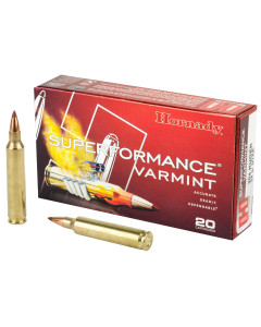 Hornady Superformance Varmint, 204 Ruger, 24 Grain, NTX, Lead Free, 20 Round Box, California Certified Nonlead Ammunition 83209