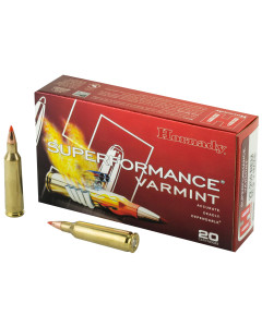 Hornady Superformance, 22-250, 50 Grain, V-Max, 20 Round Box 83366