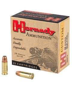 Hornady Custom, Self Defense, 25ACP, 35 Grain, XTP, 25 Round Box 90012