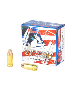 Hornady American Gunner, 9MM, 124 Grain, XTP, +P, 25 Round Box 90224