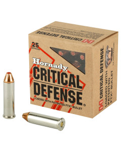 Hornady Critical Defense, 357MAG, 125 Grain, Flex Tip, 25 Round Box 90500