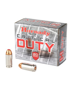 Hornady Critical Duty, 40S&W, 175 Grain, FlexLock Duty, 20 Round Box 91376