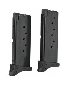 Ruger 9mm 7rd Magazine, Fits Ruger LC9 and EC9s, w/ Finger Rest - 2 Pack