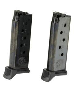 Ruger 380 ACP 6rd Magazine, Fits Ruger LCP II - 2 Pack