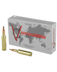 NOSLER Varmageddon, 6MM Creedmoor, 70 Grain, Flat Base Tipped, 20 Round Box 65170