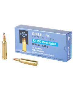 Prvi Partizan Rifle, 22-250, 55 Grain, Soft Point, 20 Round Box PP22250