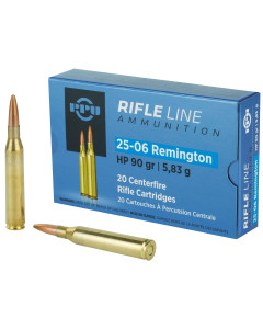 Prvi Partizan Rifle, 25-06 Rem, 90 Grain, Hollow Point, 20 Round Box PP2506H
