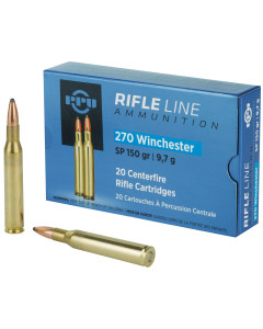 Prvi Partizan Rifle, 270 Win, 150 Grain, Soft Point, 20 Round Box PP2702