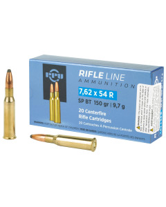 Prvi Partizan Rifle, 7.62X54R, 150 Grain, Soft Point, 20 Round Box PP76254S
