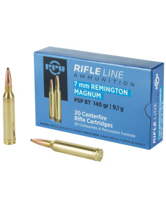 Prvi Partizan Rifle, 7MM Rem, 140 Grain, Pointed Soft Point, 20 Round Box PP7RM1