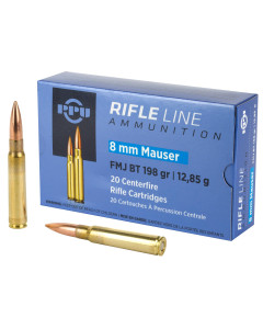 Prvi Partizan Rifle, 8MM Mauser, 198 Grain, Full Metal Jacket, 20 Round Box PP8F