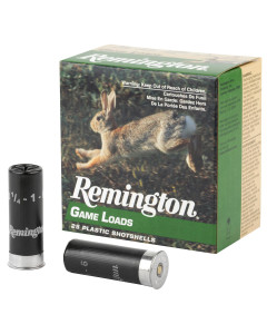 Remington Game Load, 12Ga, 2.75", #6, 3.25 Dr, 1 oz., 25 Round Box 20028