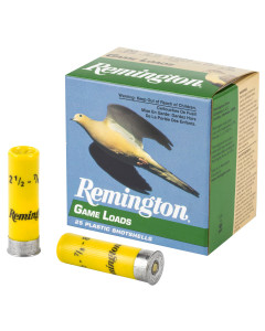 Remington Game Load, 20Ga, 2.75", #8, 3.25 Dr, 1 oz., 25 Round Box 20044