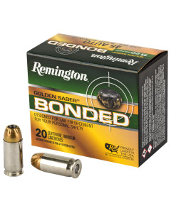 Remington Golden Saber 45 ACP 230gr Brass JHP Bonded 20rd Box