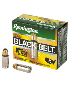 Remington Golden Saber Black Belt, 9MM Luger, 124 Grain, Jacketed Hollow Point, 20 Round Box 29423