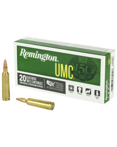 Remington UMC, 22-250, 50 Grain, Hollow Point, 20 Round Box 23813