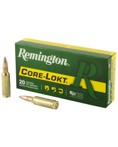 Remington Core Lokt, 300 Remington Short Action Ultra Mag, 165 Grain, Pointed Soft Point, 20 Round Box 27954