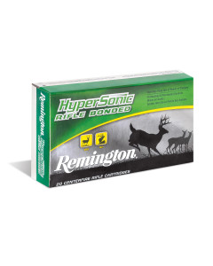 Remington Hypersonic, 243WIN, 100 Grain, Ultra Bonded Pointed Soft Point, 20 Round Box 28923