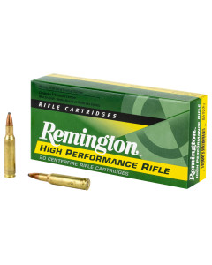 Remington High Performance, 222REM, 50 Grain, Pointed Soft Point, 20 Round Box 21303