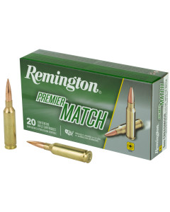 Remington Premier Match, 6MM Remington, 112 Grain, Open Tip Match, 20 Round Box 27651