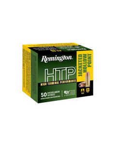 Remington High Terminal Performance, 9MM +P, 115Gr, Jacketed Hollow Point, 50 Round Box RTP9MM6