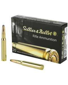 Sellier & Bellot Rifle, 30-06, 180 Grain, Soft Point, 20 Round Box SB3006B