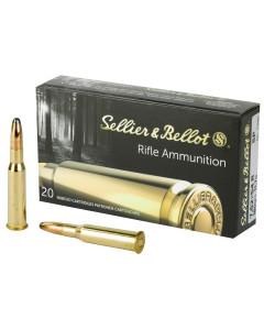 Sellier & Bellot Rifle, 7.62X54R, 180 Grain, Soft Point, 20 Round Box SB76254RB