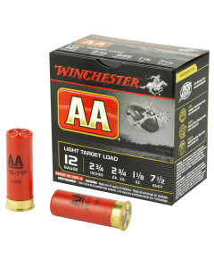Winchester Ammunition AA Target, 12 Gauge, 2.75", #7.5, 2 3/4 Dram, 1.125 oz., Shotshell, 25 Round Box AA127