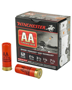 Winchester Ammunition AA Supersport Sporting Clay, 12 Gauge, 2.75", #7.5, 1.125 oz., Shotshell, Orange, 25 Round Box AASC127TO